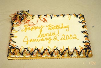 Sensei's Birthday Cake